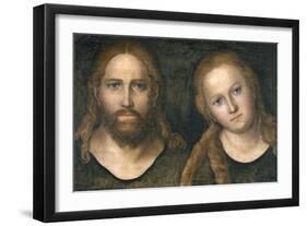 Christ and Mary, 1516-20-Lucas Cranach the Elder-Framed Giclee Print