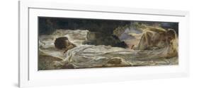 Christ and Mary Magdalene, 1904-Eugenio Prati-Framed Premium Giclee Print