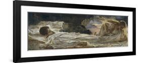 Christ and Mary Magdalene, 1904-Eugenio Prati-Framed Premium Giclee Print