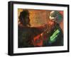 Christ and Nicodemus (Stud), 1889-Nikolai Nikolayevich Ge-Framed Giclee Print