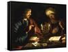 Christ and Nicodemus-Crijn Hendricksz Volmarijn-Framed Stretched Canvas