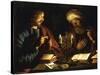 Christ and Nicodemus-Crijn Hendricksz Volmarijn-Stretched Canvas