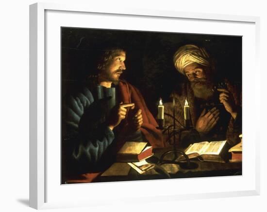 Christ and Nicodemus-Crijn Hendricksz Volmarijn-Framed Giclee Print