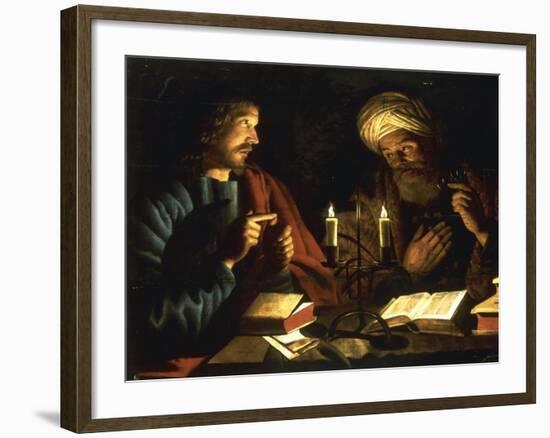 Christ and Nicodemus-Crijn Hendricksz Volmarijn-Framed Giclee Print