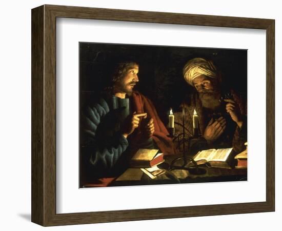 Christ and Nicodemus-Crijn Hendricksz Volmarijn-Framed Giclee Print