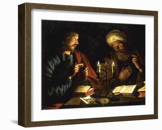 Christ and Nicodemus-Crijn Hendricksz Volmarijn-Framed Giclee Print