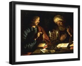 Christ and Nicodemus-Crijn Hendricksz Volmarijn-Framed Giclee Print