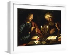 Christ and Nicodemus-Crijn Hendricksz Volmarijn-Framed Giclee Print