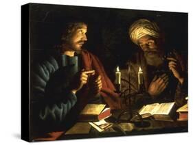 Christ and Nicodemus-Crijn Hendricksz Volmarijn-Stretched Canvas