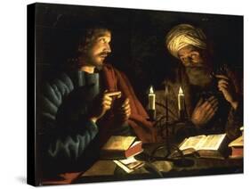 Christ and Nicodemus-Crijn Hendricksz Volmarijn-Stretched Canvas