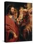 Christ and Nicodemus-Jacob Jordaens-Stretched Canvas