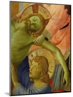 Christ and Saint John, from the Deposition of Christ, 1435, from Holy Trinity Altarpiece (Detail)-Fra Angelico-Mounted Giclee Print