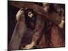 Christ and Simon the Cyrenian-Titian (Tiziano Vecelli)-Mounted Giclee Print