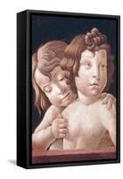 Christ and St John by Bellini-Giovanni Bellini-Framed Stretched Canvas