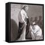 Christ and St Thomas, C1810-C1844-Henry Corbould-Framed Stretched Canvas