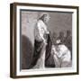 Christ and St Thomas, C1810-C1844-Henry Corbould-Framed Giclee Print
