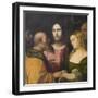 Christ and the Adulteress, 1525-28-Jacopo Palma-Framed Giclee Print