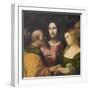 Christ and the Adulteress, 1525-28-Jacopo Palma-Framed Giclee Print