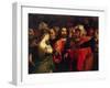 Christ and the Adulteress, 1546-1555-Lorenzo Lotto-Framed Giclee Print
