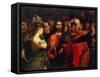 Christ and the Adulteress, 1546-1555-Lorenzo Lotto-Framed Stretched Canvas