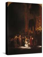 Christ and the Adulteress, 1644-Rembrandt van Rijn-Stretched Canvas