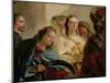 Christ and the Adulteress, 1751-Giandomenico Tiepolo-Mounted Giclee Print
