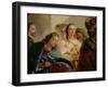 Christ and the Adulteress, 1751-Giandomenico Tiepolo-Framed Giclee Print