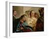 Christ and the Adulteress, 1751-Giandomenico Tiepolo-Framed Giclee Print