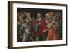Christ and the Adulteress, c.1545-50-Lucas the Younger Cranach-Framed Giclee Print