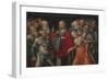 Christ and the Adulteress, c.1545-50-Lucas the Younger Cranach-Framed Giclee Print