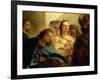 Christ and the Adulteress.-Giovanni Battista Tiepolo-Framed Giclee Print