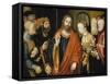 Christ and the Adulteress-Lucas Cranach the Elder-Framed Stretched Canvas