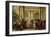 Christ and the Adulteress-Giovanni Battista Tiepolo-Framed Giclee Print