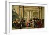 Christ and the Adulteress-Giovanni Battista Tiepolo-Framed Giclee Print