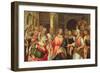 Christ and the Adulteress-Roger Prevost-Framed Giclee Print
