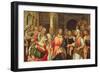 Christ and the Adulteress-Roger Prevost-Framed Giclee Print