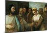Christ and the Adultress; Unfinished, 1512-1515-Titian (Tiziano Vecelli)-Mounted Giclee Print