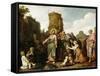Christ and the Canaanite Woman-Pieter Lastman-Framed Stretched Canvas