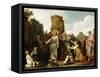 Christ and the Canaanite Woman-Pieter Lastman-Framed Stretched Canvas