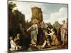 Christ and the Canaanite Woman-Pieter Lastman-Mounted Art Print