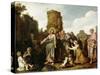 Christ and the Canaanite Woman-Pieter Lastman-Stretched Canvas