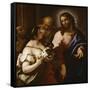 Christ and the Canaanite Woman-Sebastiano Ricci-Framed Stretched Canvas