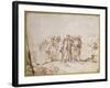 Christ and the Canaanite Woman-Rembrandt van Rijn-Framed Giclee Print