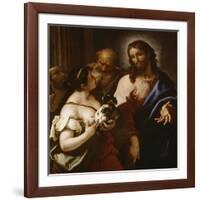 Christ and the Canaanite Woman-Sebastiano Ricci-Framed Giclee Print