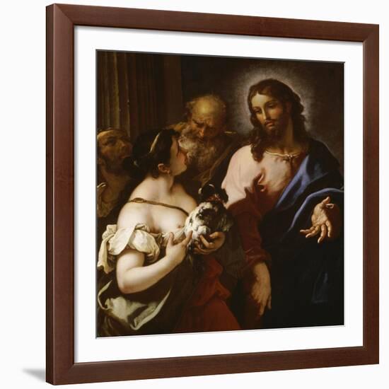 Christ and the Canaanite Woman-Sebastiano Ricci-Framed Giclee Print