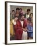 Christ and the Children of All Races-Vittorio Bianchini-Framed Giclee Print