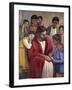 Christ and the Children of All Races-Vittorio Bianchini-Framed Giclee Print