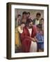 Christ and the Children of All Races-Vittorio Bianchini-Framed Giclee Print