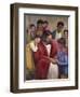 Christ and the Children of All Races-Vittorio Bianchini-Framed Giclee Print