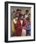 Christ and the Children of All Races-Vittorio Bianchini-Framed Giclee Print